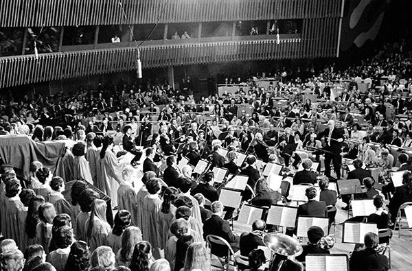 chorus and orchestra at the united nations